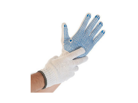 HYGOSTAR Gant à mailles épaisses STRUCTA I, XL, blanc