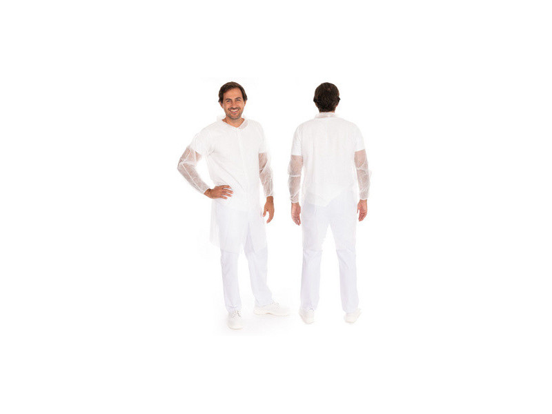 HYGOSTAR Blouse visiteur ECO HYGOBASE, blanc, XXXXL