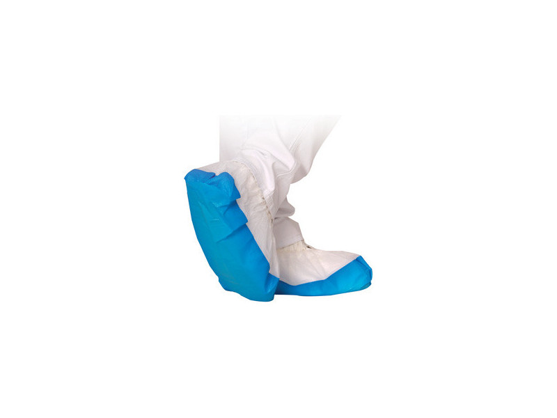 HYGOSTAR Surchaussure en PP SAFE HYGOSTAR, blanc/bleu
