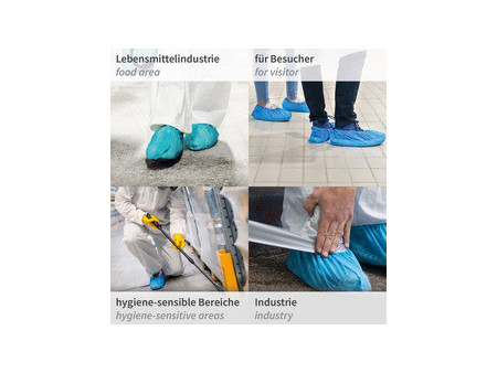 HYGOSTAR Surchaussure PEC ANTI SLIDE, blanc