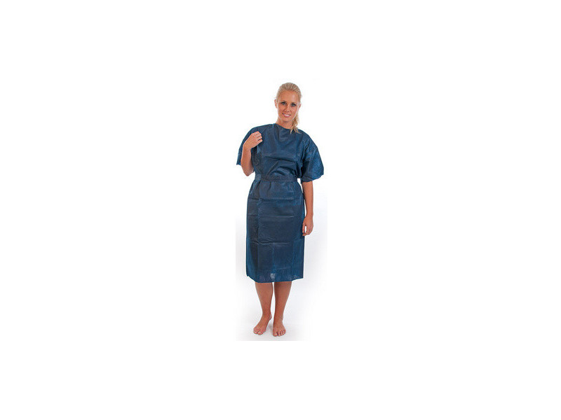 HYGOSTAR Blouse de patient PP, PP non tissé, taille XL, bleu