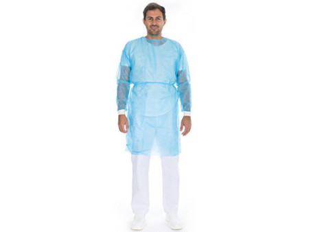 HYGOSTAR Sur-blouse en PP pour visiteurs/patients/personnel