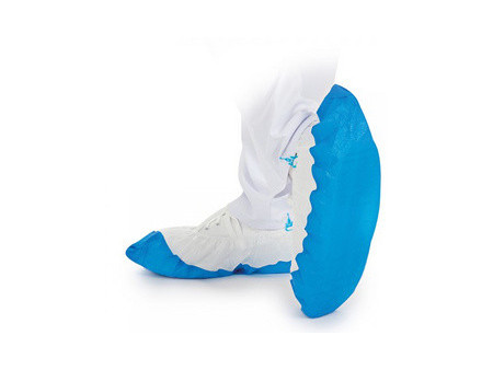 HYGOSTAR Surchaussure PP 'HYGOMAT' avec semelle PE-C, blanc/