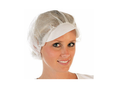 HYGOSTAR Charlotte de protection LIGHT avec visière, blanc