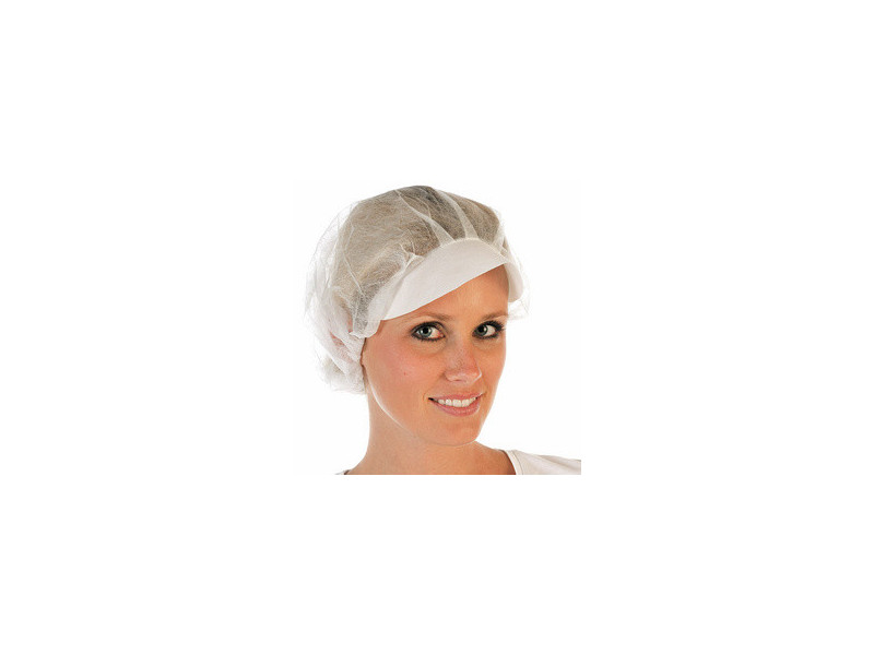 HYGOSTAR Charlotte de protection LIGHT avec visière, blanc