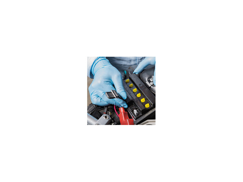 HYGONORM Gant nitrile SAFE FIT, M, sans poudre, bleu