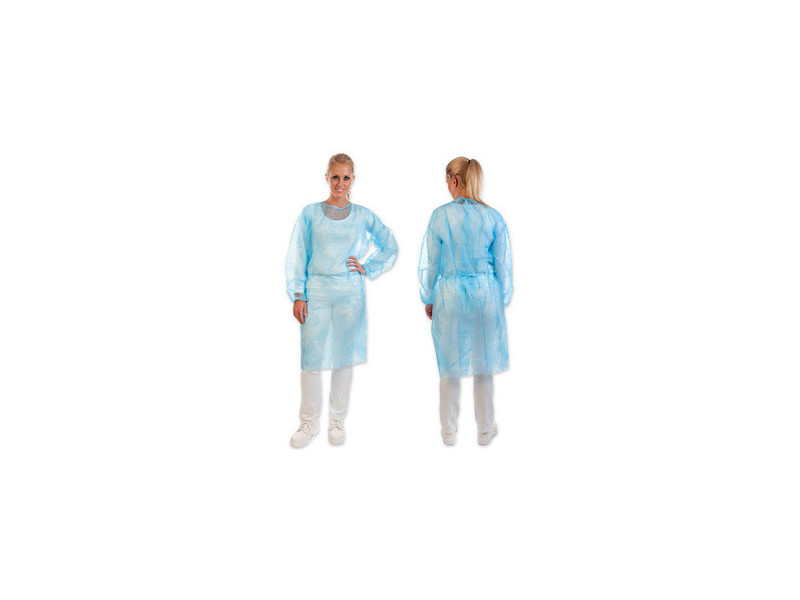 HYGOSTAR Blouse PP avec élastique aux manches, L, vert