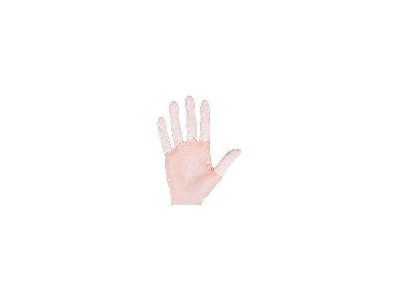 HYGOSTAR Doigtier nitrile, sans poudre, L, blanc