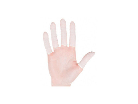 HYGOSTAR Doigtier nitrile, sans poudre, M, blanc