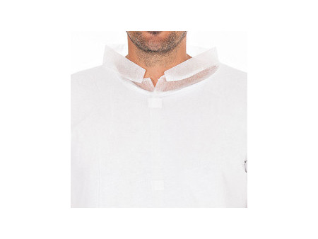HYGONORM Blouse Light avec fermeture auto-agrippante, blanc