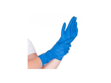 HYGOSTAR Gant de protection chimique High Risk, S, bleu