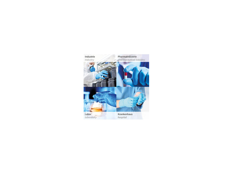 HYGOSTAR Gant de protection chimique High Risk, XL, bleu