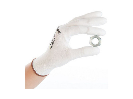 HYGOSTAR Gant à mailles fines Ultra Flex Finger, M, blanc