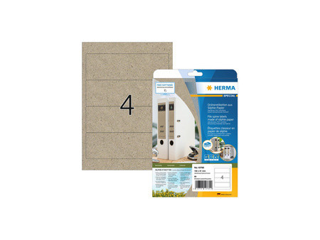 HERMA Étiquette pour dos de classeur, papier silphie