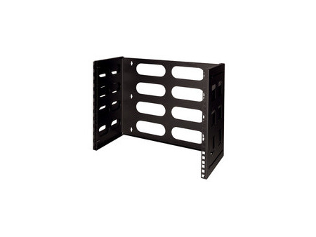 LogiLink Support mural 19', 2 U, noir (RAL9003)