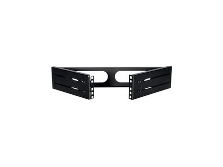 LogiLink Support mural 19', 4 U, noir (RAL9003)
