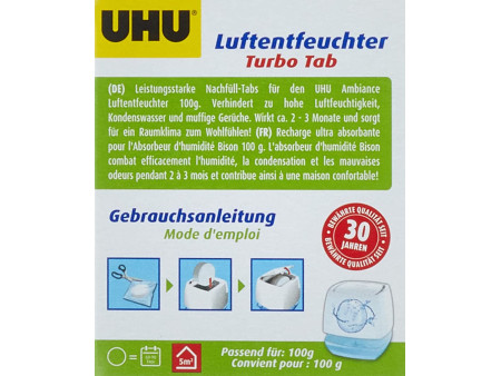 UHU Pastilles de recharge Ambiance, 2 x 100 g,neutre