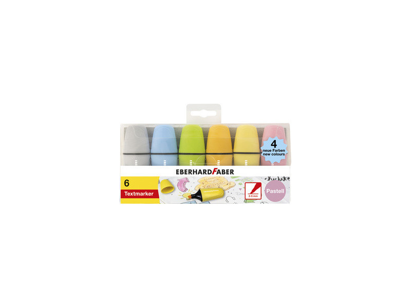 EBERHARD FABER Surligneur Mini Pastel, étui de 6
