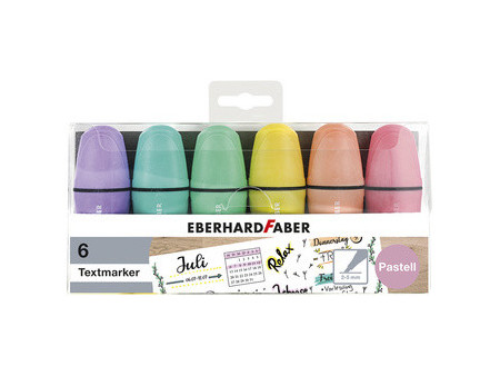 EBERHARD FABER Surligneur Mini Pastel, étui de 6