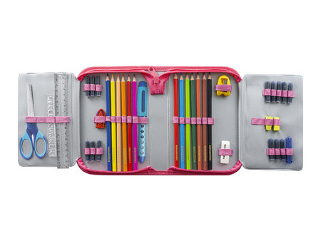 EBERHARD FABER Étui scolaire Chaton, 42 pièces