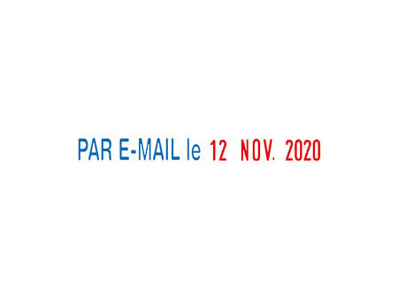 COLOP Tampon à formules Mini Dater S120/WD, avec date, FR