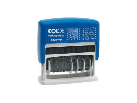 COLOP Tampon à formules Mini Dater S120/WD, avec date, FR
