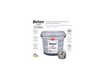 ViVA DECOR Béton créatif à modeler, seau de 4,5 kg