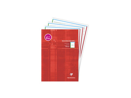 Clairefontaine Bloc de feuilles DYS, A4, 100 pages