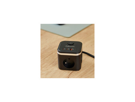Fellowes Cube multiprise Power Cube, type E, blanc