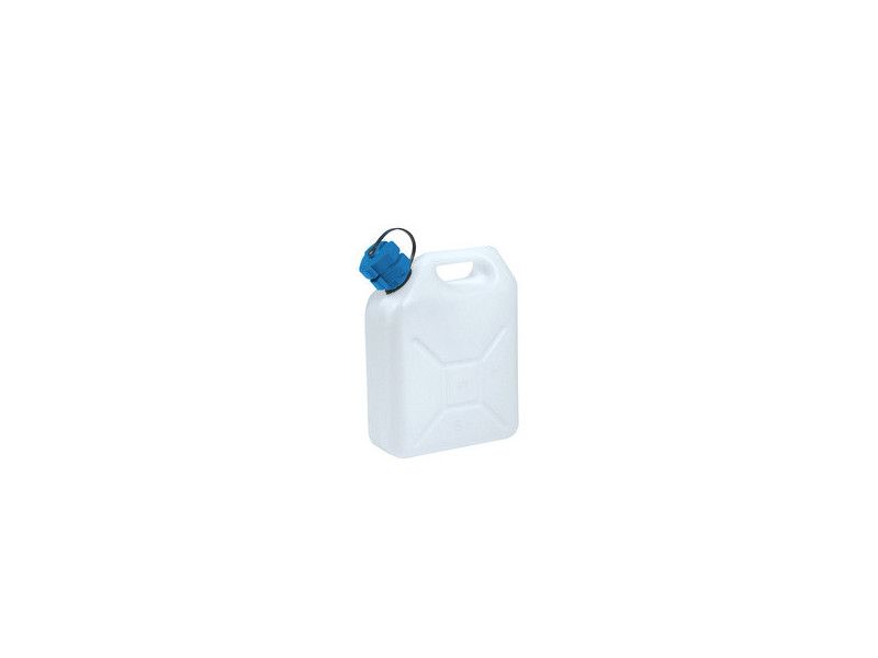 EDA Jerrican, 5 litres, avec bec verseur, blanc