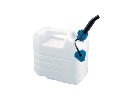 EDA Jerrican, 5 litres, avec bec verseur, blanc