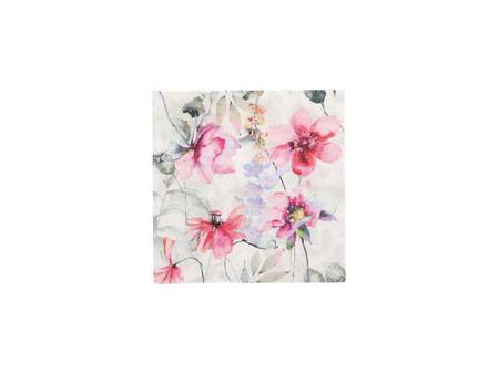 PAPSTAR Serviette à motif 'Lavande', 330 x 330 mm