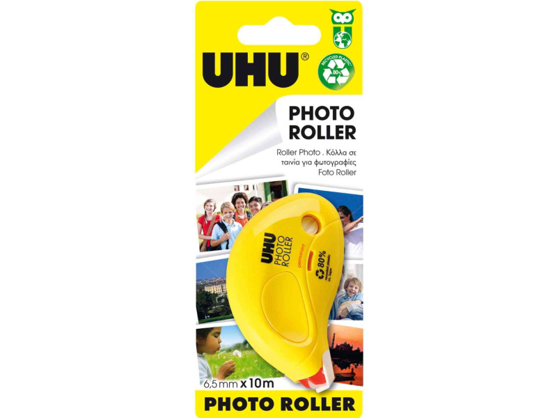 UHU Roller de colle photo roller, (l)6,5 mm x (L)9,5 m