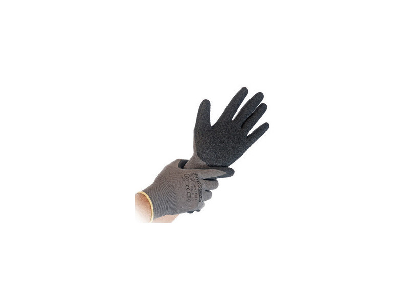 HYGOSTAR Gant à mailles fines Skill, XXL, gris/noir