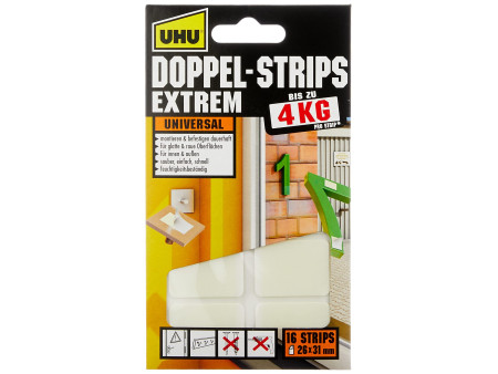 UHU Pastilles adhésives de montage EXTREM, double face,