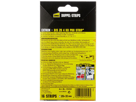 UHU Pastilles adhésives de montage EXTREM, double face,