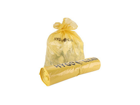 HYGOCLEAN Sac poubelle LDPE Light, 120 L, 40 microns, noir