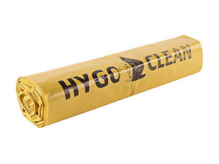 HYGOCLEAN Sac poubelle LDPE Light, 240 L, 40 microns, jaune