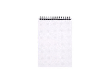 RHODIA Bloc spiralé No. 16, format A5, pointillé dot, noir