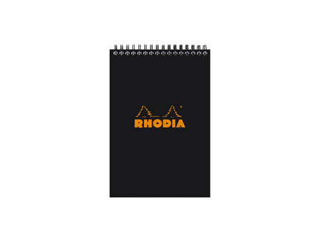 RHODIA Bloc spiralé No. 16, format A5, pointillé dot, noir