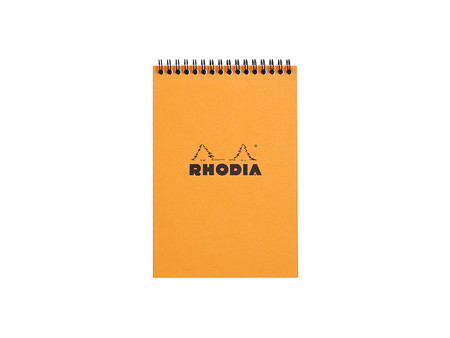 RHODIA Bloc spiralé No. 16, format A5, pointillé dot, noir