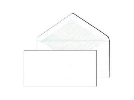 MAILmedia Enveloppe, rembourrage de soie, B6, blanc