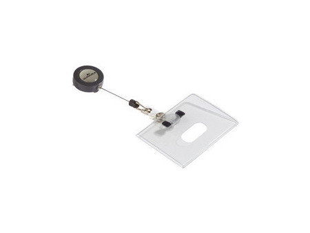 DURABLE Porte-badge, en PVC souple, 85 x 54 mm