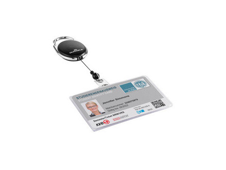 DURABLE Porte-badge avec enrouleur STYLE pour 1 badge