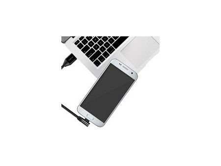 LogiLink Câble USB 2.0, USB-A - Micro USB, 0,3 m, noir