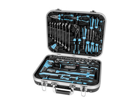 QUANTOOL Jeu d'outils, mallette de 120 pièces