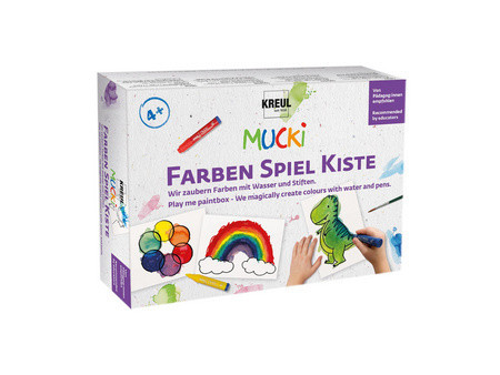 KREUL Feutre aquarelle 'MUCKI', set mallette de jeu peinture