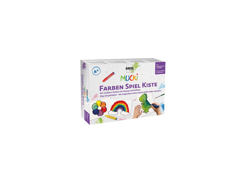 KREUL Feutre aquarelle 'MUCKI', set mallette de jeu peinture
