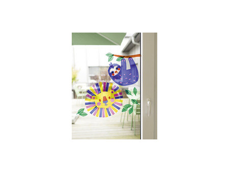 folia Feuille transparente pour vitrail, 230 x 330 mm