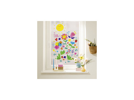 folia Feuille transparente pour vitrail, 230 x 330 mm
